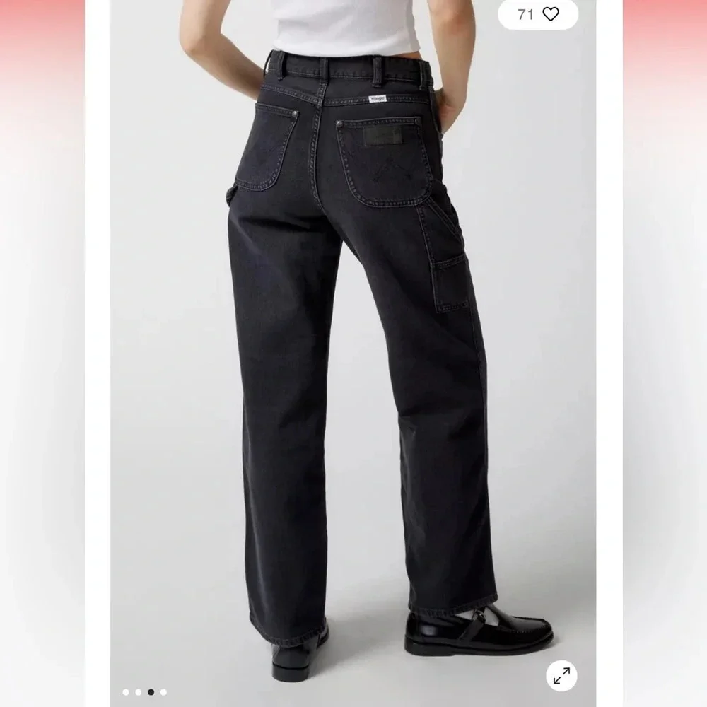 Wrangler’s Women’s Relaxed Carpeter Utility Jeans Size 35 NWT - Picture 3 of 12